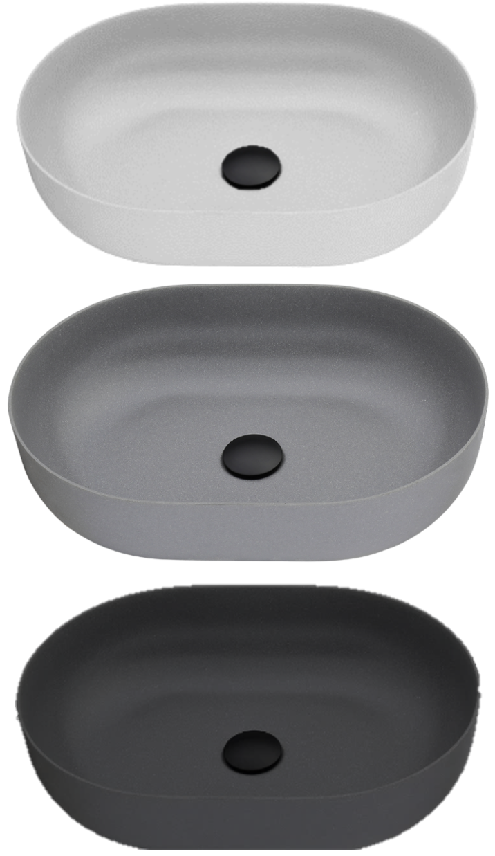 Quartz Oval Counter Top Basin 508mm QZ50836